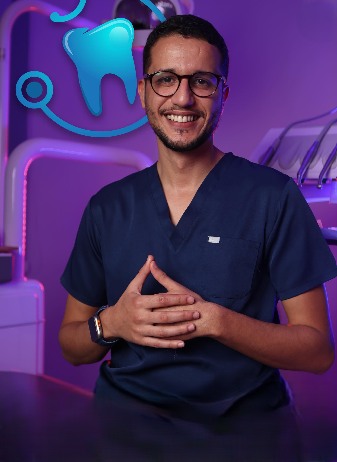 Dr. Oussama Alla dans son cabinet dentaire moderne
